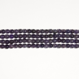 Amethyst 8mm Round Beads - 8 Inch Strand