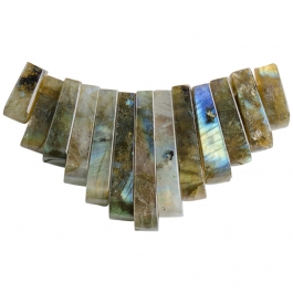 13 Piece Labradorite Collar Set