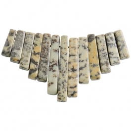 13 Piece Dendrite Agate Collar Set