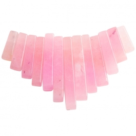 13 Piece Pink Serpentine Collar Set