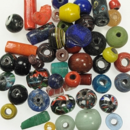 New Stock! Large Glass Bead Assortment 1 Full Kilo (2.2 Lbs.)