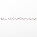 Silver Finish Steel Cable Chain 3.05X4.39mm