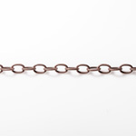 Antique Copper Finish Steel Cable Chain 6.52X9.54mm