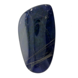 42X22mm Rutilated Quartz On Lapis