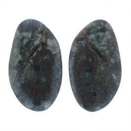 94X28mm Peruvian Opal Pair