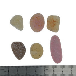 31x12 to 17x15mm Bezel Edge Druzy Set Of 6