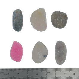 25x17 to 18x18mm Bezel Edge Druzy Set Of 6