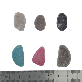 23x14 to 16x12mm Bezel Edge Druzy Set Of 6