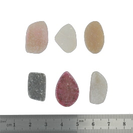 22X15 TO 18X14mm Bezel Edge Druzy Set Of 6