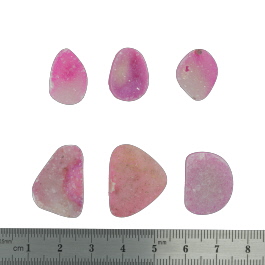 23x19 to 18x12mm Bezel Edge Druzy Set Of 6