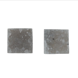 12x12mm Bezel Edge Druzy - Pair