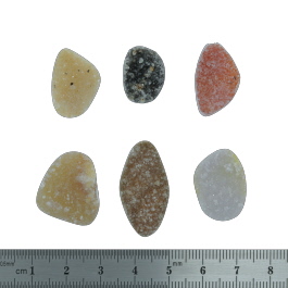 28x15 to 17x13mm Bezel Edge Druzy Set Of 6