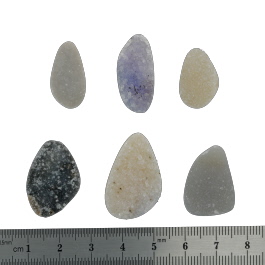 28x18 to 19x13mm Bezel Edge Druzy Set Of 6