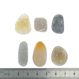 27x15 to 16x14mm Bezel Edge Druzy Set Of 6