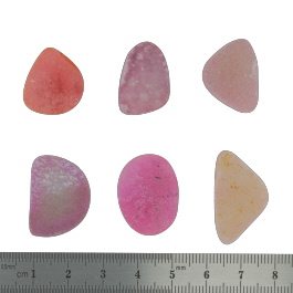 24x17 to 19x17mm Bezel Edge Druzy Set Of 6