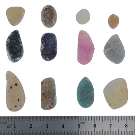 26x12 to 9x7mm Bezel Edge Druzy Set Of 12