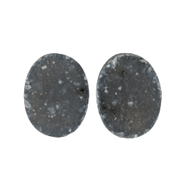 15x12mm Bezel Edge Druzy - Pair