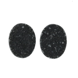 15x12mm Bezel Edge Druzy - Pair