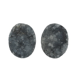 15x12mm Bezel Edge Druzy - Pair