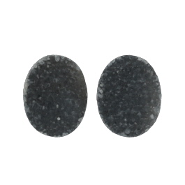 15x12mm Bezel Edge Druzy - Pair