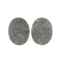 15x12mm Bezel Edge Druzy - Pair