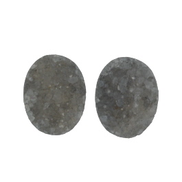 15x12mm Bezel Edge Druzy - Pair