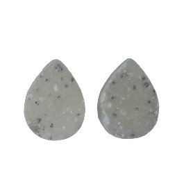 15x11mm Bezel Edge Druzy - Pair