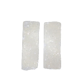 20x7mm Bezel Edge Druzy - Pair