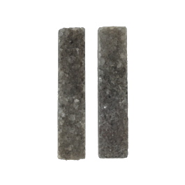 30x7mm Bezel Edge Druzy - Pair