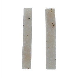 40x6mm Bezel Edge Druzy - Pair