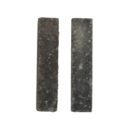 30x7mm Bezel Edge Druzy - Pair