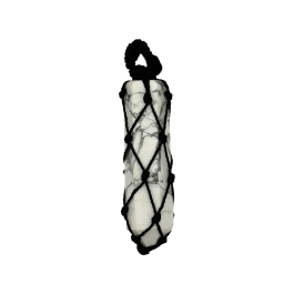 Howlite Cord Wrapped Pendant
