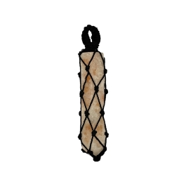 Sunstone Cord Wrapped Pendant