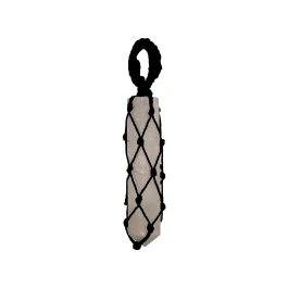Rose Quartz Cord Wrapped Pendant