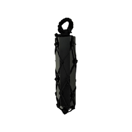 Black Tourmaline Cord Wrapped Pendant