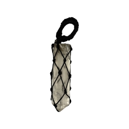 Quartz Cord Wrapped Pendant