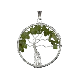 Peridot Tree Of Life Pendant