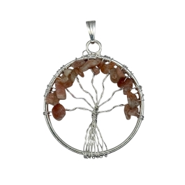 Sunstone Tree Of Life Pendant
