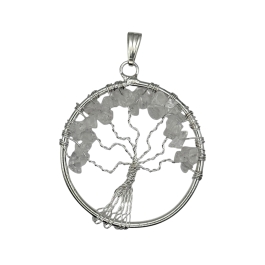 Quartz Tree Of Life Pendant