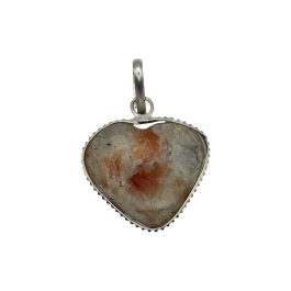 Sunstone Heart Pendant