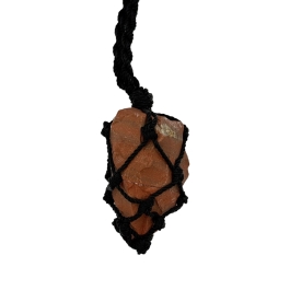 Red Jasper Raw Stone Pendulum