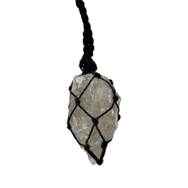 Smoky Quartz Raw Stone Pendulum
