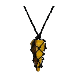 Tiger Eye Cord Wrapped Pendulum