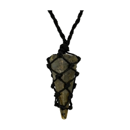 Labradorite Cord Wrapped Pendulum