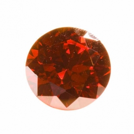 18mm Round Red CZ - Pack of 1