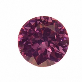 18mm Round Lavender CZ - Pack of 1