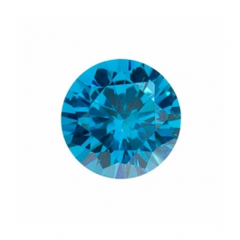 4mm Round Blue CZ - Pack of 5