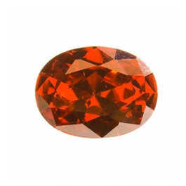 16X12mm Oval Red CZ - Pack of 1