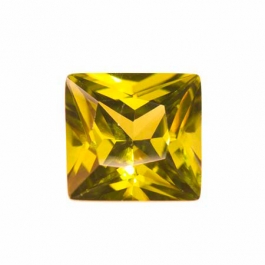 14mm Square Olive CZ - Pack of 1