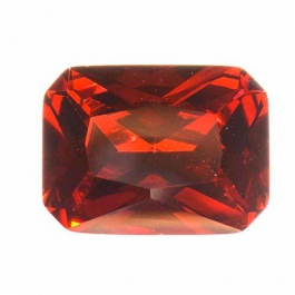 18x13mm Octagon Garnet CZ  - Pack of 1